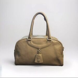 Marc By Marc Jacobs Leather Bag, Beige, Silver Hardware